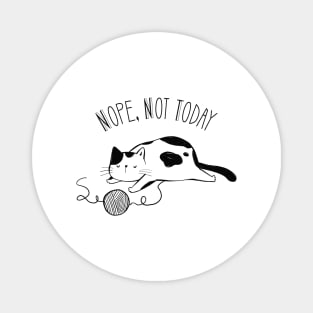 Lazy Cat Funny Cats Feline Friend Design Gifts Magnet